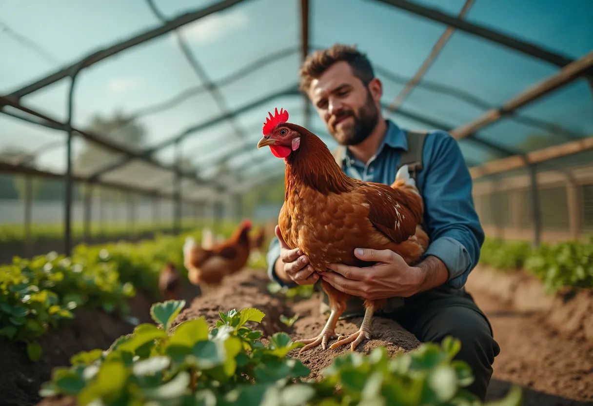 poule captivité