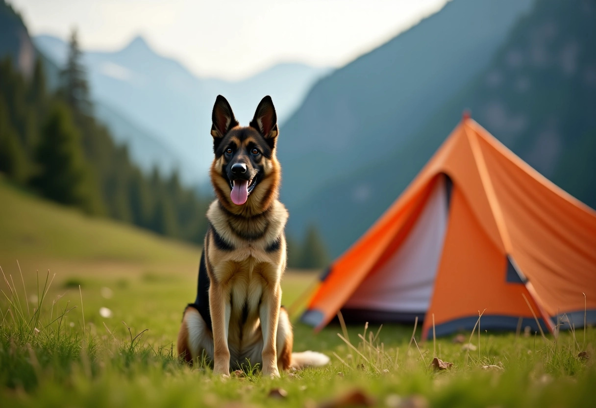 berger allemand husky